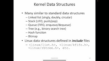 Chapter 1 PartB 04 Protection and Security Kernel Data Structure