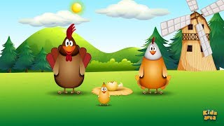 Chicken Family - funny song for kids (with lyrics)