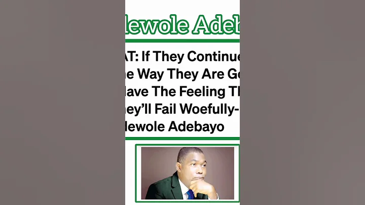 SDP Presidential Candidate Prince Adewole Adebayo/ Politics/Green Nigeria Radio show/Meshach Yager