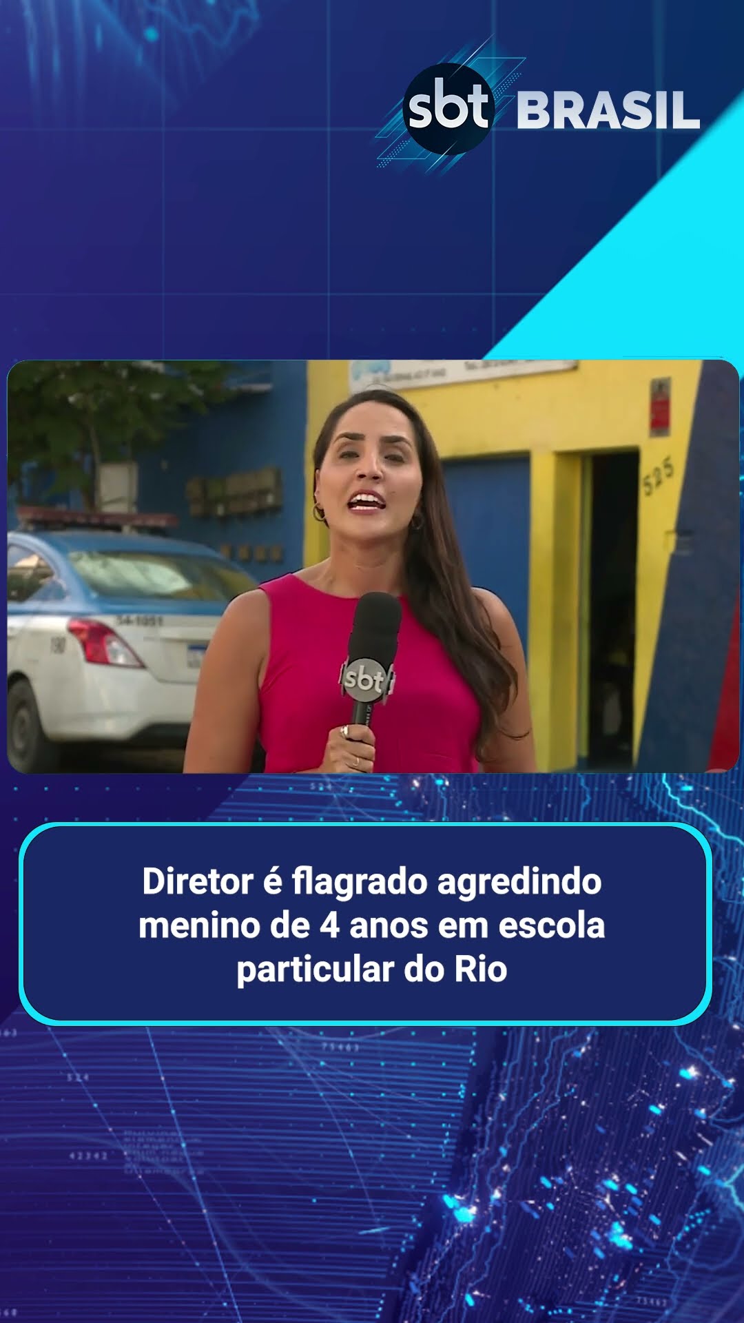 Diretor de escola é filmado agredindo menino de anos em Duque de Caxias (RJ) | SBT Brasil (11/02/25)