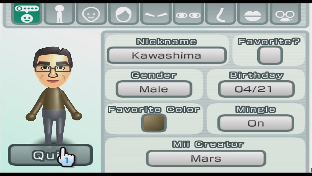 Dr. Kawashima - Brain Age - Mii 2694 - YouTube