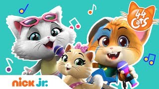 Sing Along w/ 😻 44 Cats! 🎤 Music Compilation! | Stay Home #WithMe | Sing-Along | Nick Jr.