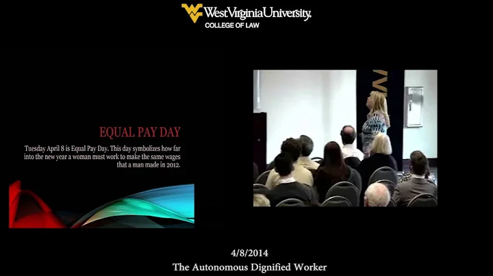 The Autonomous Dignified Worker - 4/8/2014