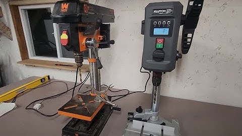 Klutch Variable-Speed Drill Press vs Wen 10in 5-Speed Drill Press.