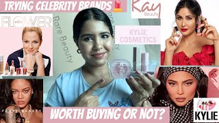 Trying Viral Celebrity Makeup Brands *so YOU don’t have to* What’s good & what’s NOT! Part 2 😎💄✅