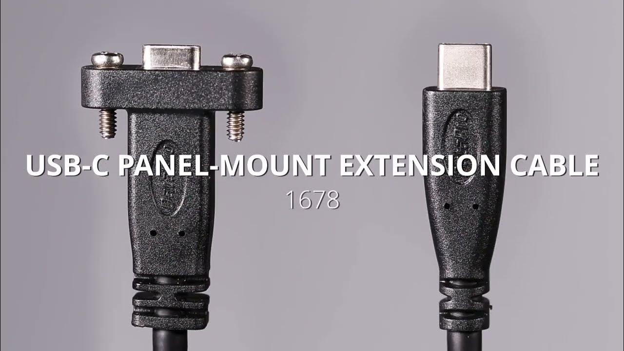 Panel Mount Usb C Extension Cable