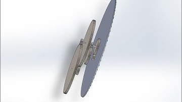 Wall clock animation made in SolidWorks