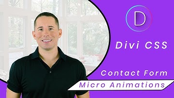 Divi CSS Micro Animation on Contact Form