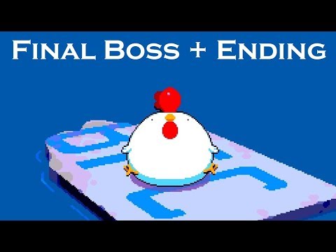 Bomb Chicken - Final Boss and Ending (100% Walkthrough / No Commentary)