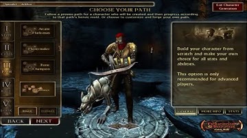 DDO Character Creation