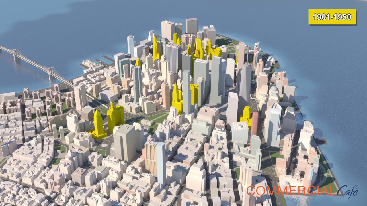 Evolution Of The Lower Manhattan Skyline Youtube