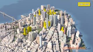 Evolution of the Lower Manhattan Skyline