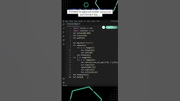 Python ile turtle grafikleri (Kod Açıklamada)  #shorst #python #programmer #yazılım