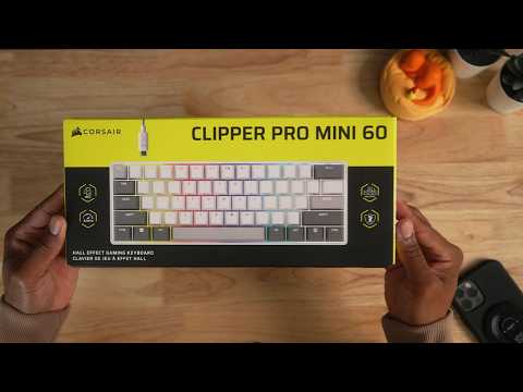 CORSAIR Clipper Pro Mini 60 unbox thiet lap