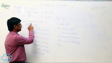 Modulus and Amplitude of a complex number || Prop on conj of complex number || Disk Telangana