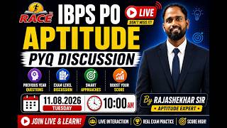 Ibps Po Aptitude Pyq Discussion By Rajashekhar Sir