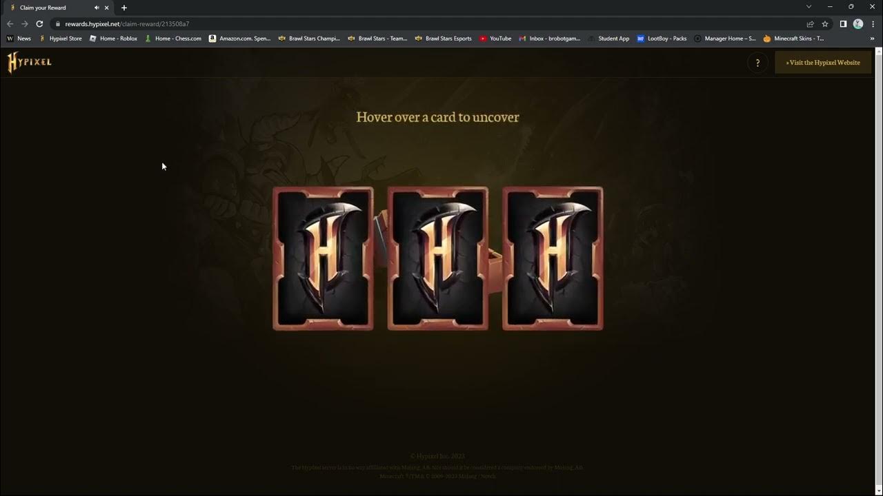 Hypixel daily reward Day 3 YouTube