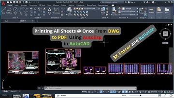 How to Plot All Drawing Sheets in Model Space Using Auto Lisp in AutoCAD