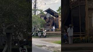 Ogoh ogoh tulak tunggul sore ini wowww