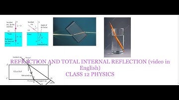 RAY OPTICS CLASS 12 PHYSICS- REFRACTION AND TOTAL INTERNAL REFLECTION (PART -2 )