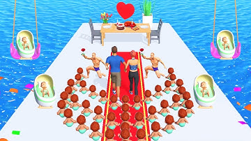 FAMILY RUN 3D game HIGH SCORE RUN 🌈👨‍👩‍👦‍👦💕 Gameplay All Levels Walkthrough iOS, Android New Game 3D