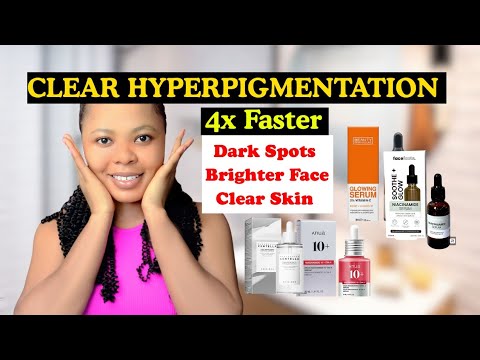 Clear Hyperpigmentation & Dark Spots 4x Faster! Best Face Serum For Dark Spots Combo