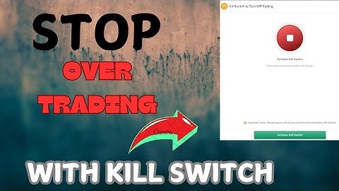 Stop Overtrading With Kill Switch//✅️ How To Activate Kill Switch In Dhan