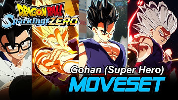 Gohan (Super Hero) Moveset - DRAGON BALL: Sparking! ZERO | Japanese - 4K 60FPS
