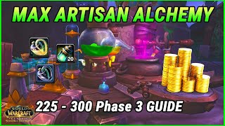 QUICK Alchemy Leveling Guide: 225-300 |  WoW Season of Discovery Phase 3