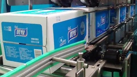 High speed wraparound case packer line YS ZX 60T--YOUNGSUN