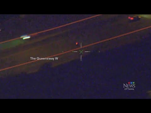 Motorcyclist speeding on Ontario highway tracked from the sky