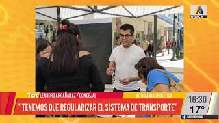 El Concejal Leandro Argañaraz destacó su postura a favor de las aplicaciones de transporte privado
