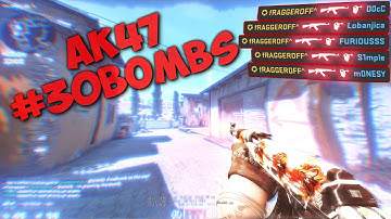 BEST RECOIL CONTROL AK47 fLICKHANDS | 30BOMBS CONFIG (csgo montage)