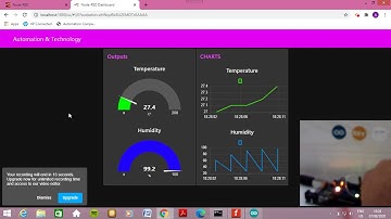 Node-RED with Arduino , Real Sensor (DHT 22)