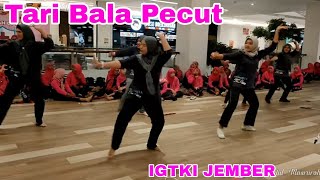 PELATIHAN TARI BALA PECUT KOBERTA TEAM IGTKI JEMBER