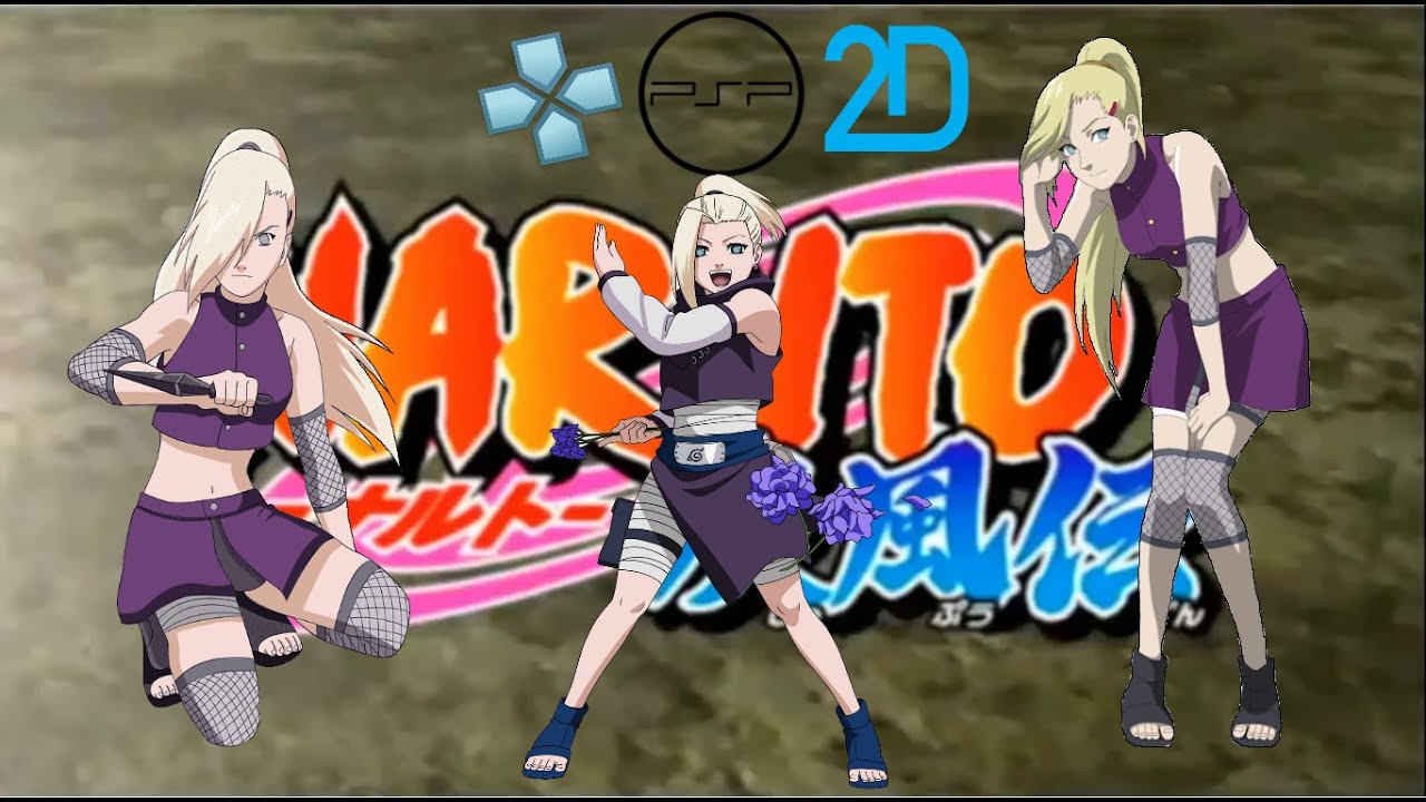 Ino Yamanaka - Gameplay - PSP 2D - Naruto Ultimate Ninja Heroes 1, 2 y ...