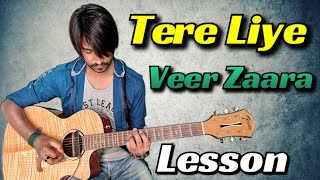 Tere Liye Veer Zaara Guitar Intro Lesson (100% Accurate) | Crimson Guitar
