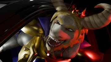 Asgore Runs Over Dess