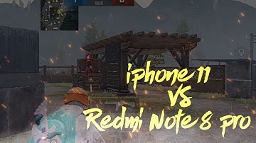 Iphone 11 Vs Redmi Note 8 Pro 1V1 TDM | BGMI | Android VS IOS🔥