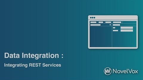 Data Integration: REST Services (For Cisco Finesse)
