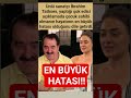 İbrahim Tatlıses, büyük yankı uyandıran açıklamasında 'Hayatımın hatası çocuklarım oldu' dedi.