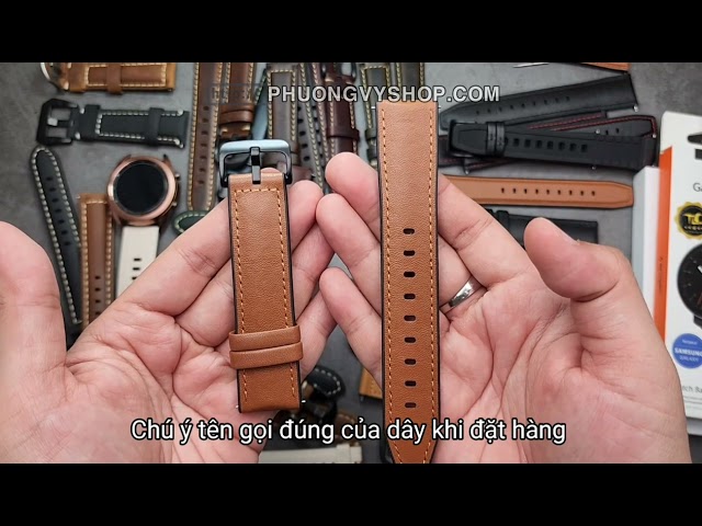 Tổng hợp về dây da 20mm-22mm cho đồng hồ thông minh và Apple Watch