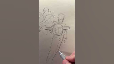 How to Draw Dynamic Poses in Perspective (The Way I Do It) #art #pose #drawing #tutorial #howtodraw
