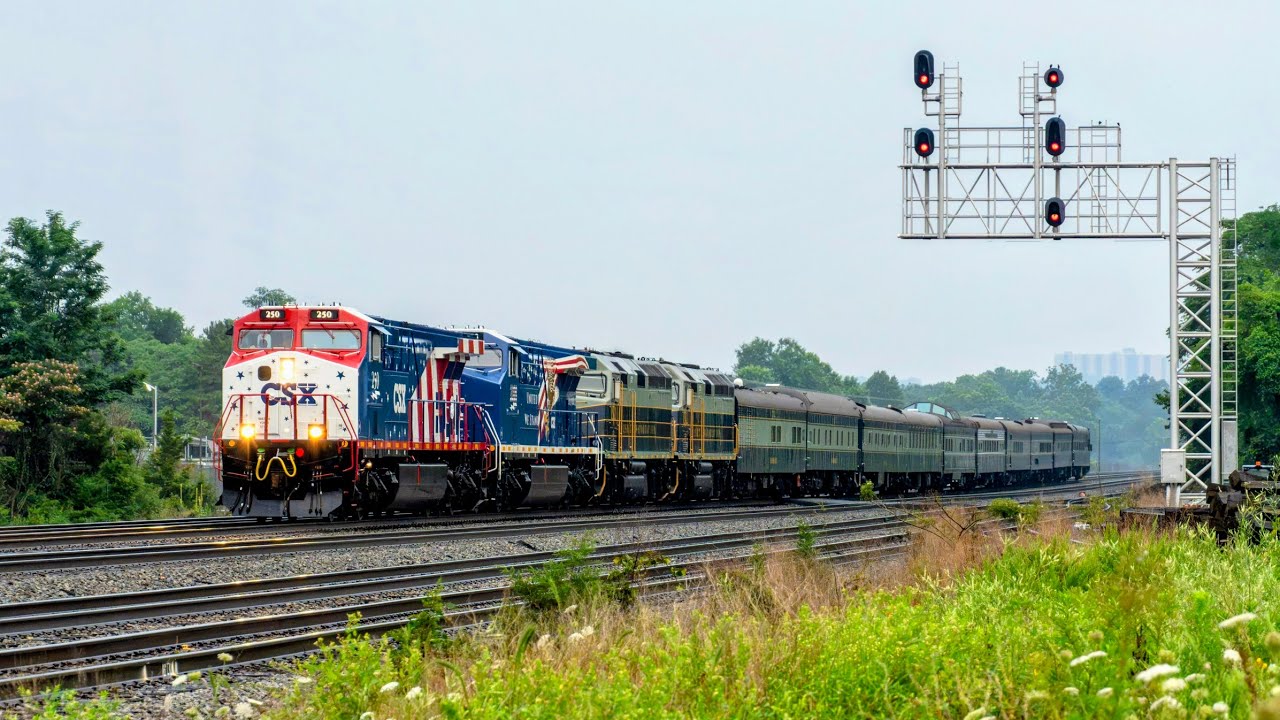 Chasing CSXT 250/2026 250th Anniversary Units Leading Office Car ...