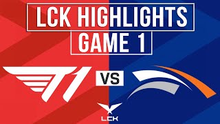 T1 vs HLE Highlights Game 1 | LCK 2024 Spring | T1 vs Hanwha Life Esports
