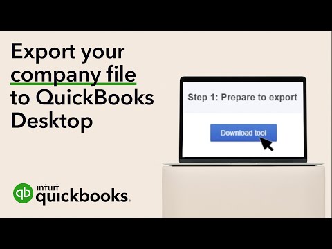 How to export your QuickBooks Online company file to QuickBooks Desktop