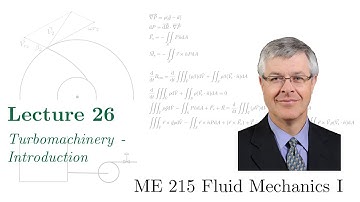 26 - ME 215 Fluid Mechanics I - Turbomachinery – Introduction