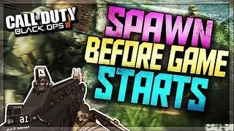 Black Ops 3 - Spawn Before Games Start Glitch! PRIVATE MATCH ONLY GLITCH!!!