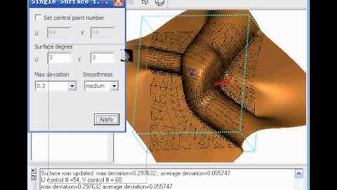 mesh to nurbs surface