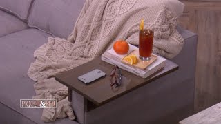 How To Make a Couch Arm Rest Table - Pickler & Ben